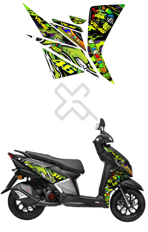 Ntorq Shark 46 Graphics | Ntorq 46 Sticker